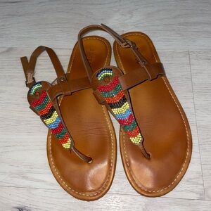 Bamboo sandals size 7.5